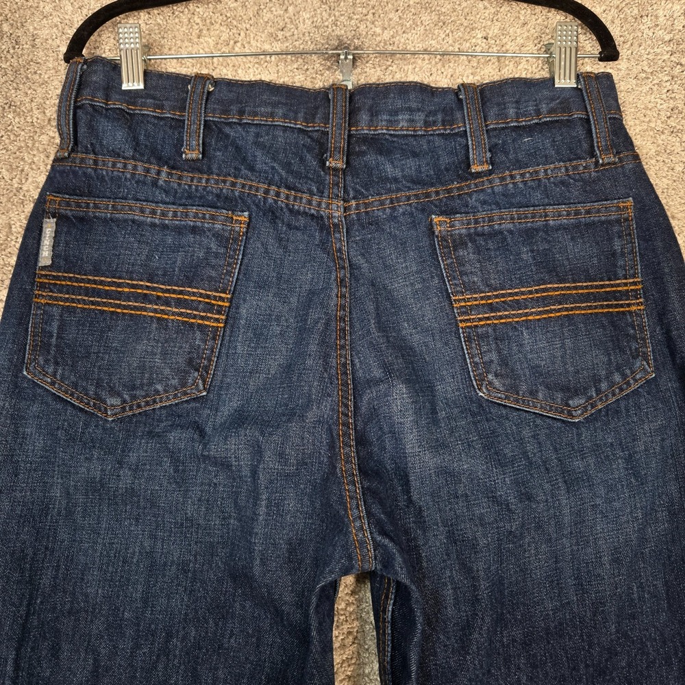 Cinch Silver Label Jeans Mens 34x38 Tall Slim Straight Western 100% cotton